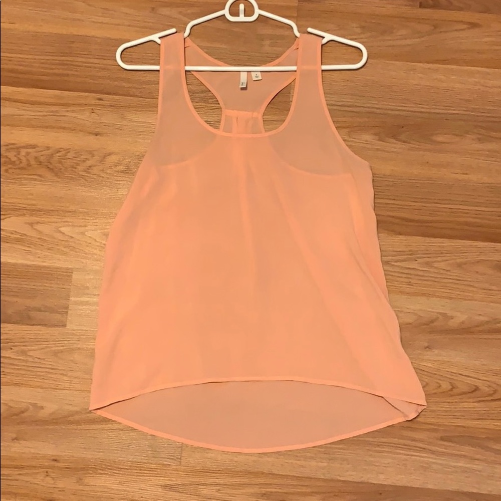 Racerback Chiffon Tank Top